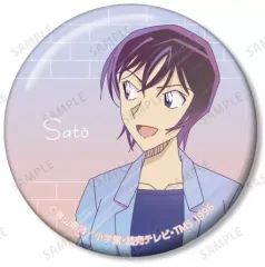 【中古】バッジ・ピンズ 佐藤美和子 「名探偵コナン トレーディング Ani-Art clear label 缶バッジ」