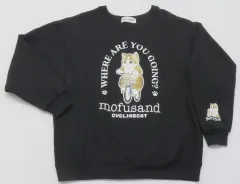 【中古】アウターウェア サイクリングキャット レディース キャラクタープルオーバー ブラック Mサイズ 「mofusand×しまむら」