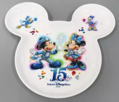 【中古】皿・ボウル 集合 スーベニアランチプレート 「東京ディズニーシー 15周年」 東京ディズニーシー限定 対象メニュー注文特典