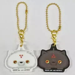 【中古】雑貨 玉犬(白＆黒) くっつきアクリルキーホルダー2個セット 「呪術廻戦 玉犬もちクッションセット」 TOHO animation STORE購入特典