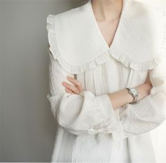 TALK TO ME 池邉祥子服飾研究室長袖 プルオーバー シャツ - メルカリ