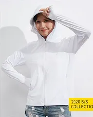 種類26：ホワイト/2XL 長袖薄型日焼け防止服 (T)