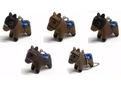 【中古】キーホルダー 全5種セット 「スーパーサラブレッド フィギュアマスコット Vol.9」