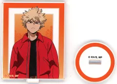 【中古】アクリルスタンド・アクリルパネル 爆豪勝己(上半身) 「僕のヒーローアカデミア×RED° TOKYO TOWER 描き下ろし 記念撮影ver. トレーディングアクリルスタンド」