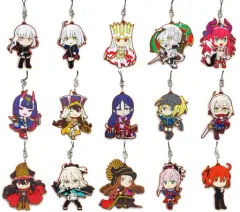 【中古】ストラップ(キャラクター) 全15種セット サーヴァント ガールズver. ラバーストラップ きゅんキャラいらすとれーしょんず 「一番くじ Fate/Grand Order 剣轟一閃‐宮本武蔵、ここに推参!」 F賞