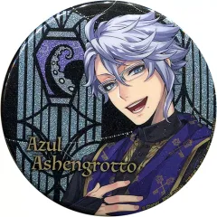 【中古】バッジ・ピンズ アズール・アーシェングロット グリッター缶バッジ～鏡の間へ～vol.1 「ディズニー ツイステッドワンダーランド」 ナムコ限定