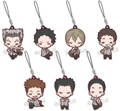 【中古】キーホルダー・マスコット(キャラクター) 全7種セット 「にとたん ハイキュー!! 制服 梟谷学園高校 ラバーマスコット」