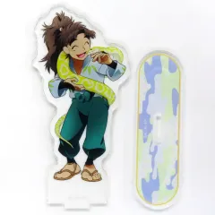 【中古】アクリルスタンド・アクリルパネル 竹谷八左ヱ門 描き下ろし みんなで飼育実習の段ver. BIGアクリルスタンド 「忍たま乱太郎×東武動物公園 ～みんなで飼育実習の段～」