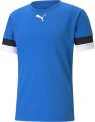プーマ PUMA サッカー TEAMRISE ゲームシャツ メンズ 半袖 Tシャツ 吸水 速乾 快適 ハーフスリーブ トップス ウェア ロゴ トレーニング 練習 クラブ 部活動 クラブ  705141 02 ELECTRICBLUELEMON