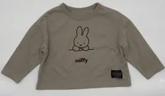 【新入荷!!】☆セット割対応☆ ブリーズ キッズ 長袖 薄手 トップス ミッフィー 100cm （1358）