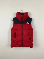 THE NORTH FACE ザノースフェイス 白 ラベル ベスト ダウン ベスト XS