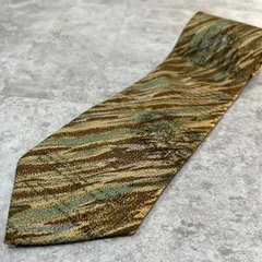 【VALENTINO】特殊ストライプネクタイ　ブラウン