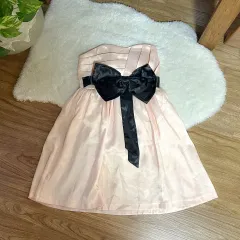 クリスマス 年末コーデ ヴィンテージ 日本 ブラック ピンク リボン ONE PIECE 姫ギャル LIZ LISA