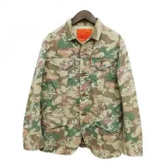 リーバイス Levi's 70841-0004 カモ 迷彩 デニム ジャケット L オリーブ系