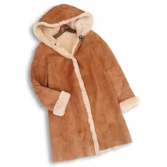 URBAN RESEARCH アーバンリサーチ 秋冬 羊革★ ボア リアル ムートン フーディー コート Sz.F レディース