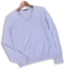 UNIQLO ユニクロ 秋冬 高級 カシミヤ100％★ Vネック ニット セーター Sz.M　レディース