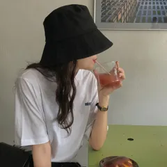 バケットハット　デザイン　春夏　レディース　ファッション　オシャレ　UVカット (T)