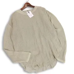 【新品 未使用】 LASUD ラシュッド 通年★ コットン セーター プルオーバー ニット Sz.F レディースのサムネイル