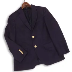 イタリア製★ POLO RALPH LAUREN ポロ ラルフローレン 通年 金ボタン★ ブレザー ジャケット Sz.150/72 レディース 紺ブレ