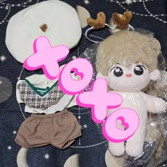 ENHYPEN（エンハイプン・エナプ） ヒスン(HEESEUNG) 20cm ぬいぐるみ ワッフル服 セット