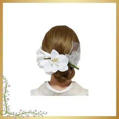 【国産 大きい髪飾り 4点セット】成人式・結婚式・卒業式・袴・前撮り・七五三｜胡蝶蘭・チューリップ・カラーリリー｜白無垢・振袖・和装・ウェディングドレス・着物対応｜全髪型対応 おろし髪・ポニーテール・アップスタイル用も｜ヘアピン・ヘアアクセ・リボン｜日本製 0