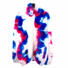 オフホワイト OFF WHITE 19AW Fake Fur Zip Anorak OMEA フェイク