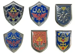 【中古】バッジ・ピンズ(キャラクター) 全6種セット 「ゼルダの伝説 シールドピンバッジコレクション」