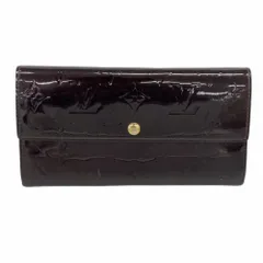 ルイ・ヴィトン(Louis Vuitton) ルイ・ヴィトン 長財布 ヴェルニ ポルトフォイユサラ M93524 アマラントレディース