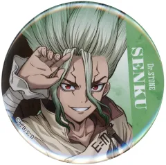 【中古】バッジ・ピンズ 石神千空 缶バッジ 「DMMスクラッチ! TVアニメ Dr.STONE レイニーデイ スクラッチ」 E-1賞