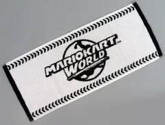 【中古】タオル・手ぬぐい ロゴ オリジナルフェイスタオル 「Switch2ソフト マリオカート ワールド」 エディオン購入特典
