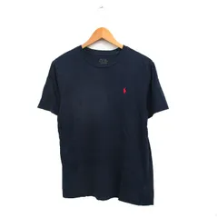 ポロ ラルフローレン POLO RALPH LAUREN 国内正規品 Tシャツ カットソー 半袖 ロゴ ワンポイント L ネイビー 紺 /KT14