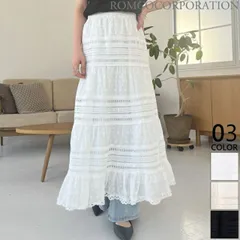 ティアードレースフレアスカート (T)