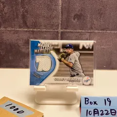 2021 Topps Corey Seager Los Angeles Dodgers Major League Material Player-worn ジャージ カード