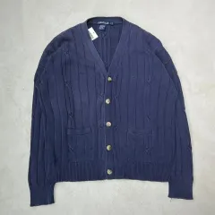 ノーティカ ケーブル編み ニット カーディガン s08833