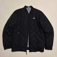 正規品 ニューバランス キルティング ブルゾン ma-1 ブラック ジップアップ ジャケット アウター