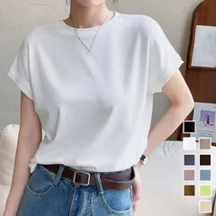 フレンチスリーブ 半袖 Tシャツ 韓国ファッション(T)