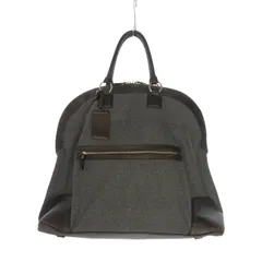 美品　極希少　ブルネロクチネリ　ボストンバッグ　旅行用バッグ　ウール　レザー ブルネロ クチネリ“スーツケース風”ボストンバッグ、南京錠付き