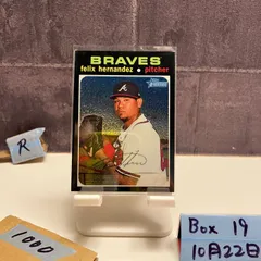 2020 Topps Heritage Felix Hernandez 040/999 Atlanta Braves Black Refractor Parallel カード