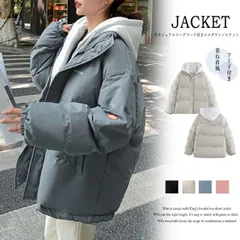 フーデッド エコダウンジャケット重ね着風フーデッド エコダウンジャケット重ね着風(T)