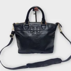 超美品！TORY BURCH トリーバーチ　レザー　2way ショルダーバッグ　トートバッグ　ハンドバッグ　黒