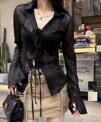 カーディガン 長袖 ボレロ 羽織り 薄手 (T)