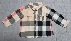 バーバリー キッズ チェック シャツ 2枚 まとめ 12m