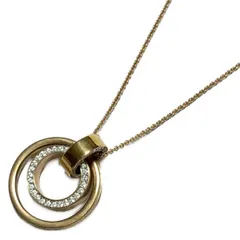 SWAROVSKI(スワロフスキー) ネックレス - ピンクゴールド×クリア