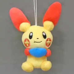 【中古】ぬいぐるみ プラスル もぐもぐタイム ぬいぐるみ～ピッピ・カビゴン・プラスル・マイナン～ 「ポケットモンスター」