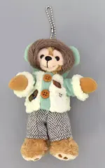 【中古】ぬいぐるみ ダッフィー ぬいぐるみバッジ 「ダッフィー＆フレンズのシークレット・オブ・スノーウィーデイ」 東京ディズニーシー限定