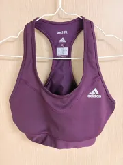 アディダス Techfit スポーツブラ S PURPLE パープル