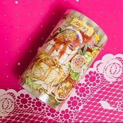 621 镭射金 6.5cm×3m 半端巻き 海外マステ 海外マスキングテープ