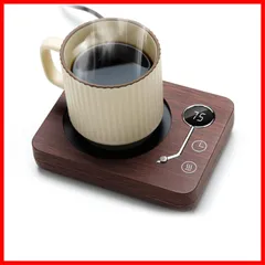 【即日発送】65℃ 3段温度設定55℃ 75℃ 重力センサー付き 静音 ドリンクウォーマー 自動電源オフ コップ保温 マグカップウォーマー 水/お茶/コーヒー/牛乳など飲み物 加熱コースター オフィス/家庭用 コーヒー保温コースター 友達/家族へのプレゼント