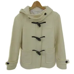 グリーンレーベルリラクシング ダッフルコート アウター ショートコート レディース 38サイズ ホワイト green label relaxing 【中古】