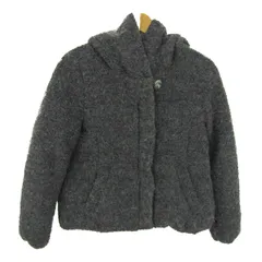 クミキョク ダウンジャケット ジャンパー アウター ショート丈 レディース 2サイズ グレー 組曲 【中古】